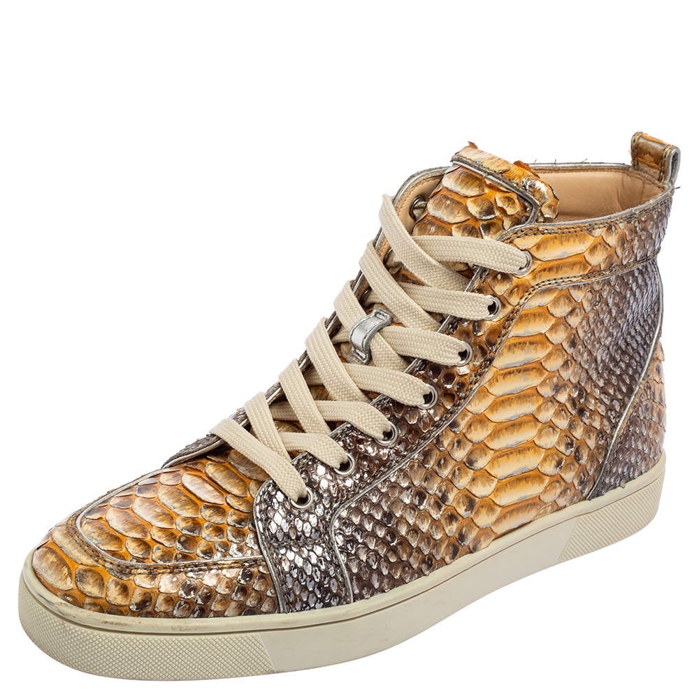 Christian Louboutin Rantus Orlato Flat Python Tropicana